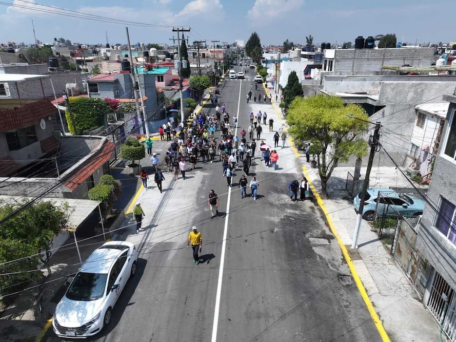 En Rinconada de Aragón el cambio llegó con la repavimentación de las vialidades, que se realizaron con recursos municipales. Foto: especial