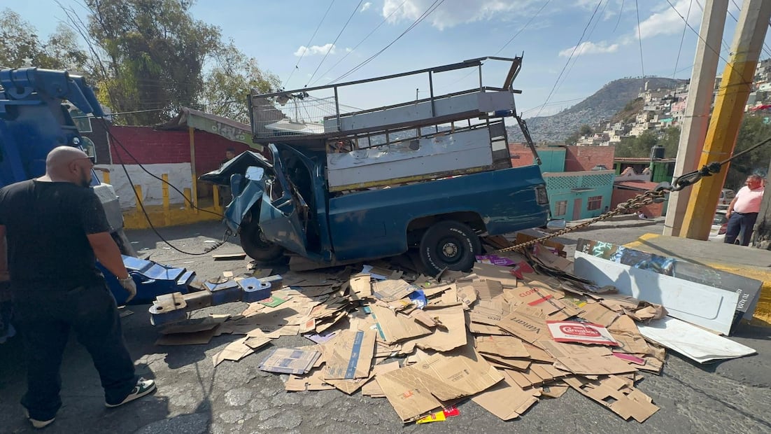 De los ocupantes de las unidades seis resultaron lesionados, entre ellas una menor de nueve años. Foto: especial