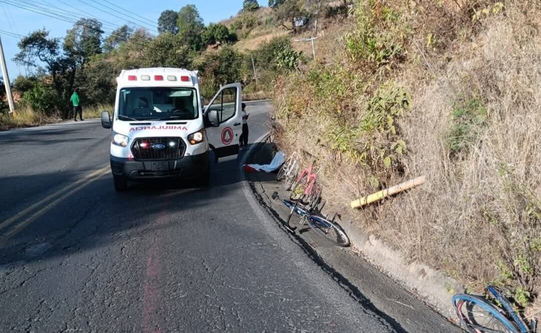 El accidente ocurrió a unos metros de la última rampa en dirección a Toluca. Foto: Especial