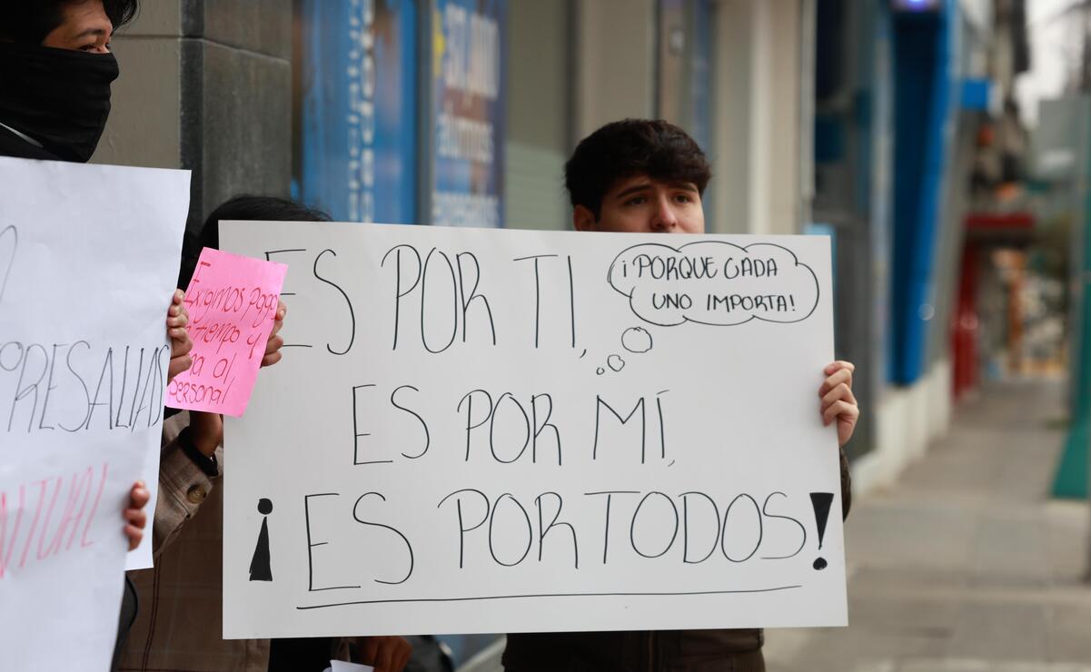 Toluca: Alumnos de Univer Milenium exigen pagos a maestros por afectaciones académicas