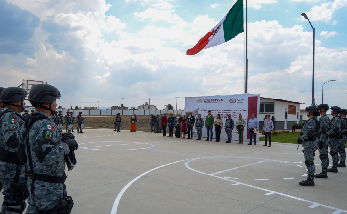 El moderno cuartel de la Guardia Nacional fortalecerá la seguridad en Almoloya de Juárez y la región. Foto: Especial