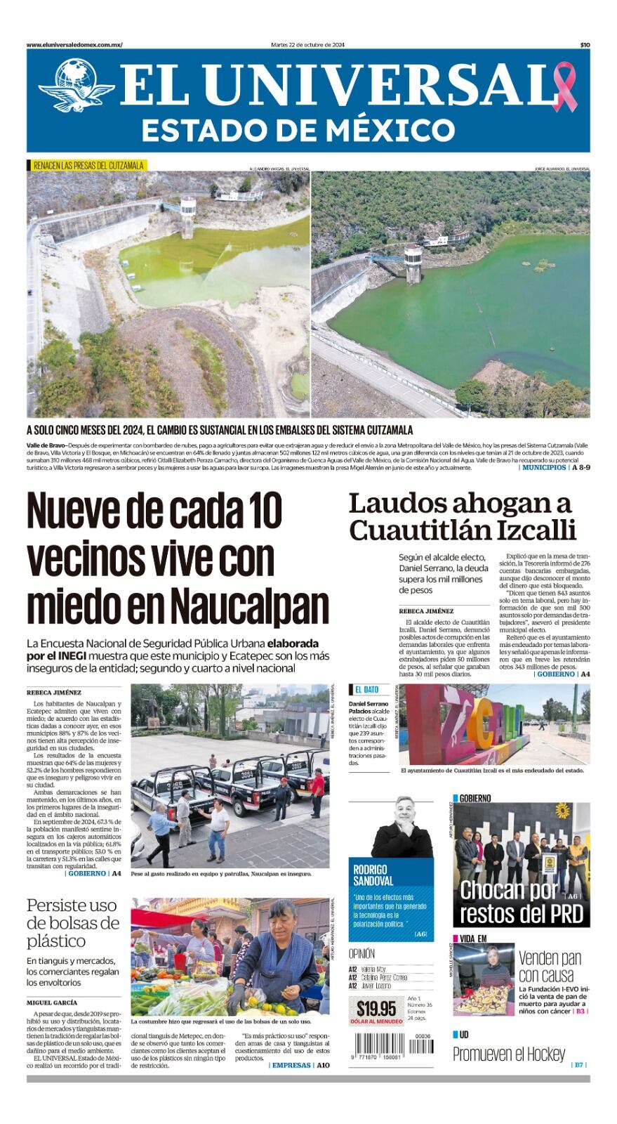 Portada 22 de octubre de 2024