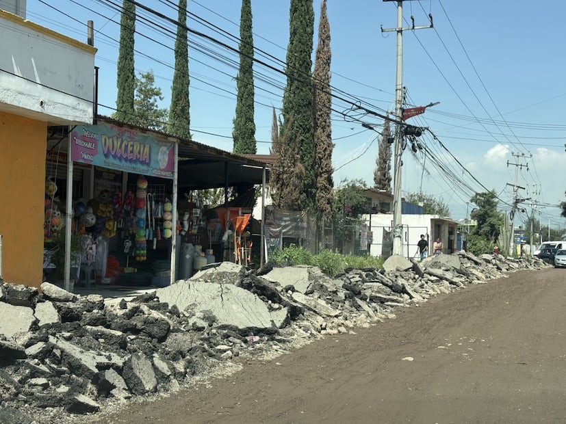Retrasan carretera Teoloyucan-Zumpango. Foto Arturo Contreras/ El Universal Edomex