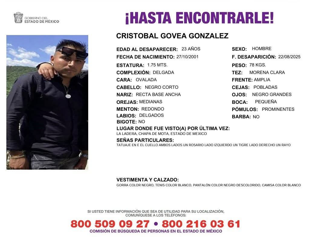 Cristóbal Govea González, taxista desaparecido / Foto Especial