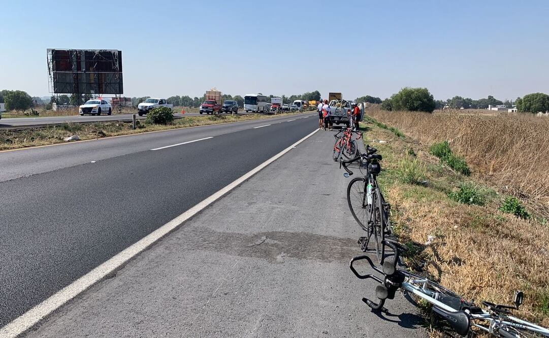 Los ciclistas salieron de la CDMX con destino a Teotihuacán / Foto Especial