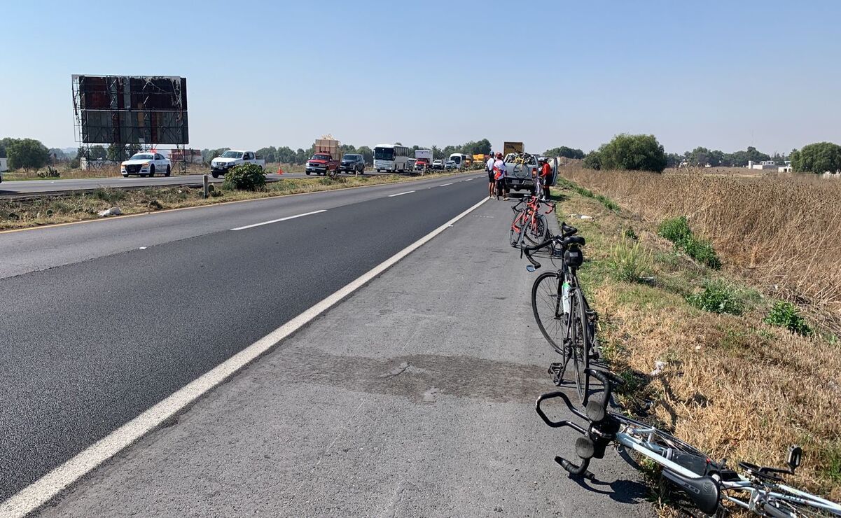 Los ciclistas salieron de la CDMX con destino a Teotihuacán / Foto Especial