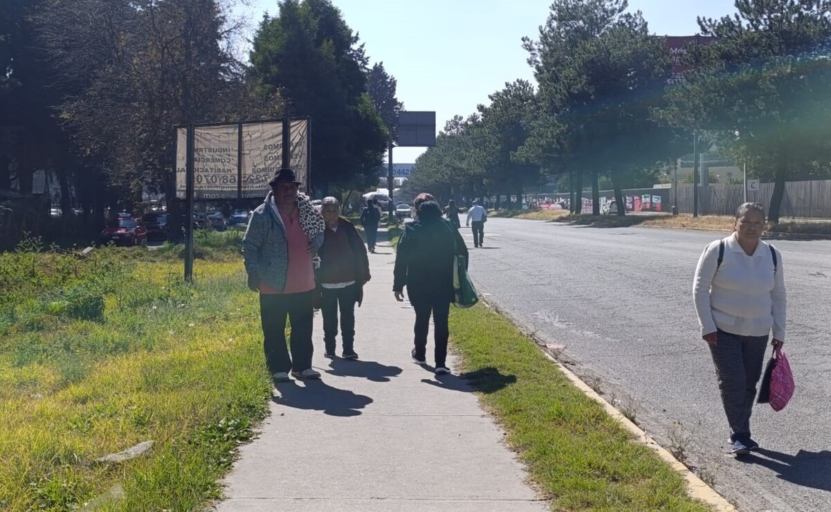 Modesta Cuate Emañon, originaria de San Francisco Tlalcilalcalpan, perdió su cita con el nefrólogo debido a la manifestación de maestros. Foto: Macrina Vázquez.