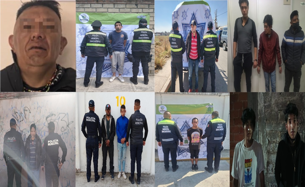 Derivado del operativo se capturaron a 39 personas; FGJEM detallaron que entre la gente que llegó al Ministerio Público hay detenidos, adolescentes y posibles víctimas. Foto: Especial