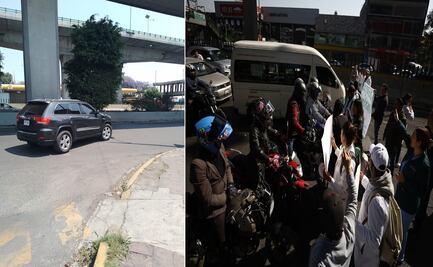 Naucalpan: Tras 4 horas de protesta, personal médico libera Periférico Norte