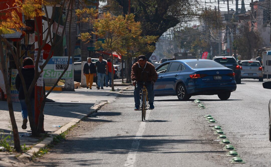 Toluca es una de las ciudades más peligrosas para ciclistas a nivel municipal. Foto: Alejandro Vargas