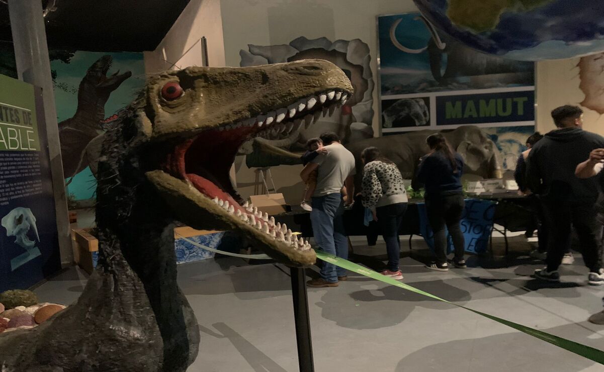 El Museo Jurásica transportó a los visitantes a la era de los dinosaurios / Foto: Especial