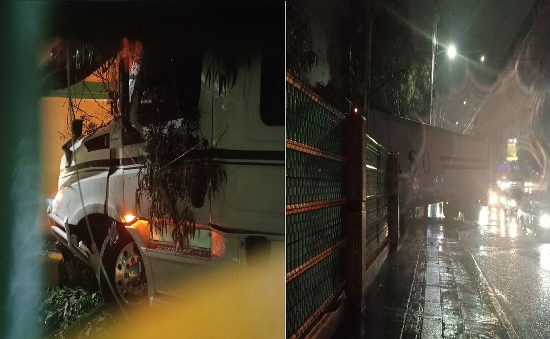 Un operador de transporte de carga fue atacado por sujetos armados, sobre los carriles centrales de la carretera México-Querétaro. Foto: Especial