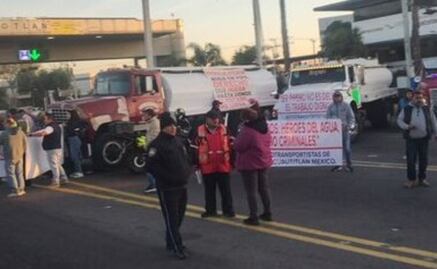 Manifestación de piperos afecta la México-Querétaro, exigen revertir cierre de pozos