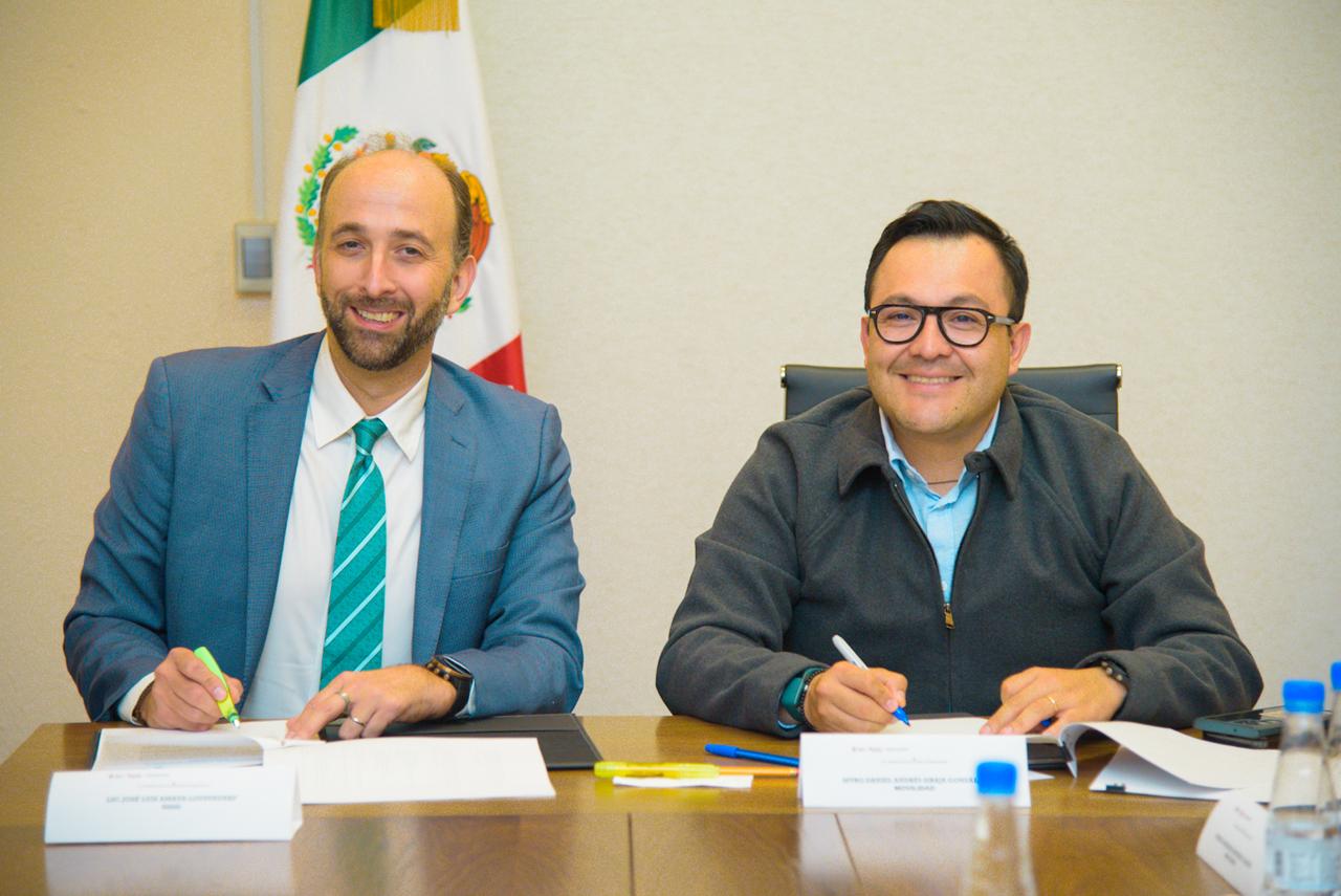La Secretaría de Movilidad del Estado de México firmó un memorándum de entendimiento con el Instituto Global para el Crecimiento Verde (GGGI). Foto: Especial