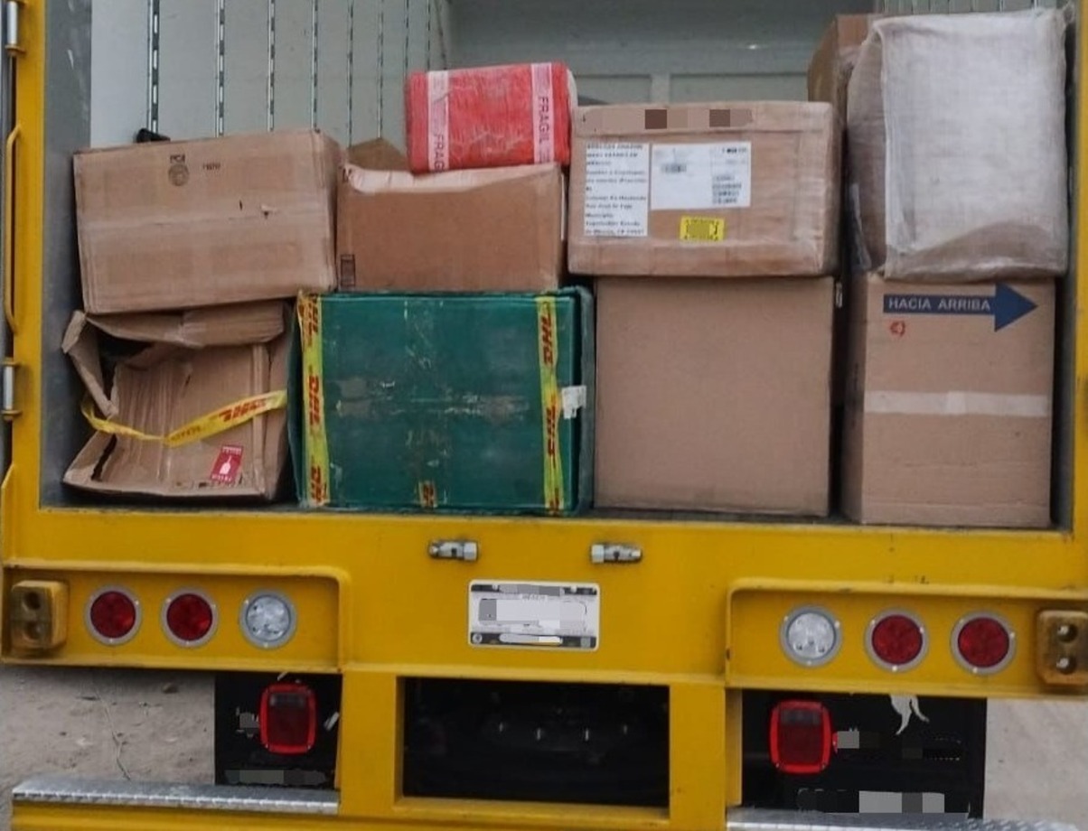 Los 105 paquetes de DHL habían sido robados previamente en el estado de Hidalgo. Foto Especial