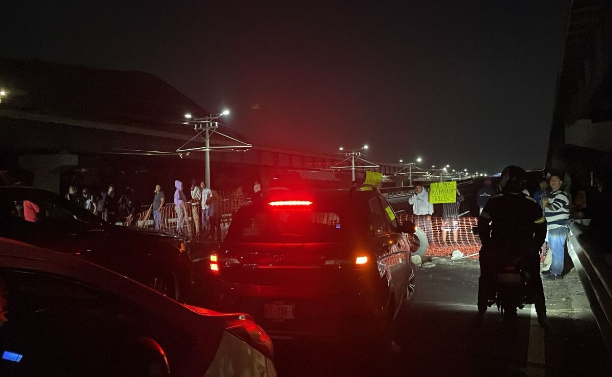El bloqueo generó caos vial / Foto: Especial