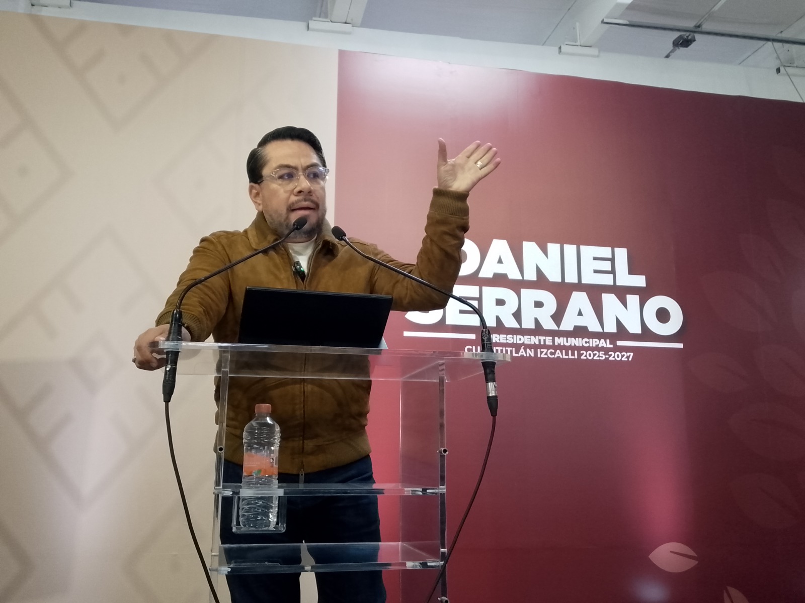 El alcalde electo de Cuautitlán Izcalli, Daniel Serrano. Foto Rebeca Jiménez