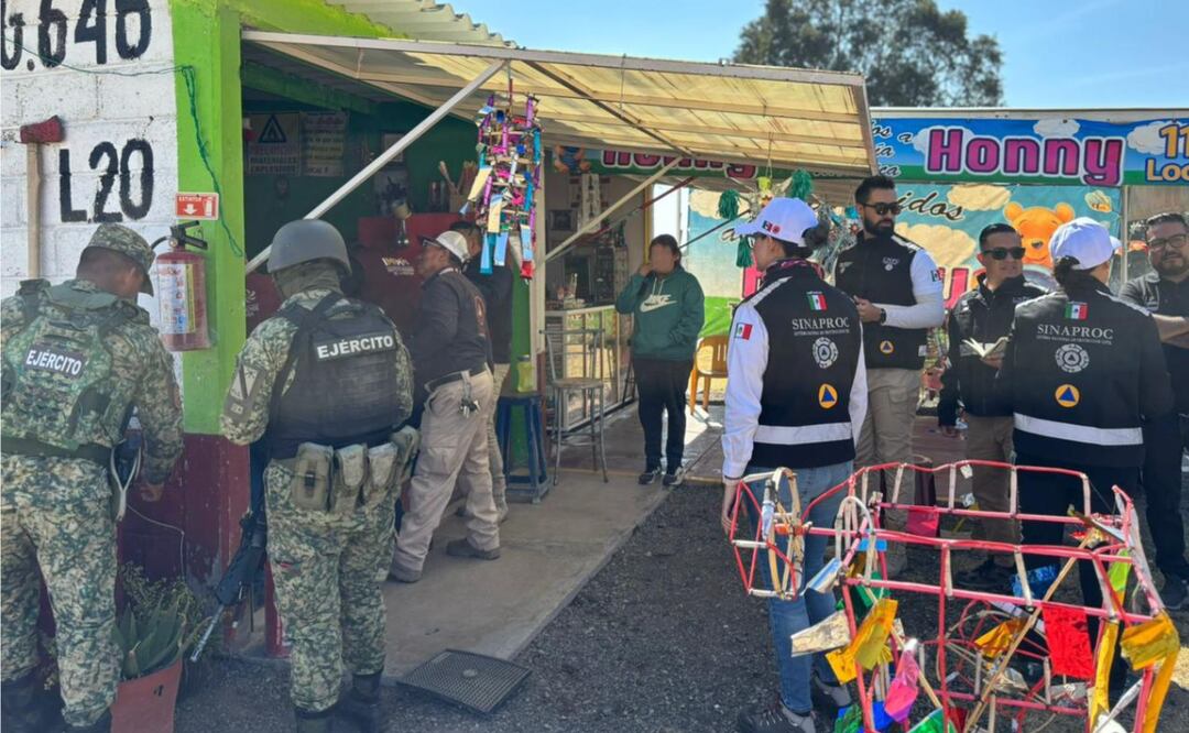 Zumpango: Garantizan seguridad en venta de pirotecnia. Foto: Especial