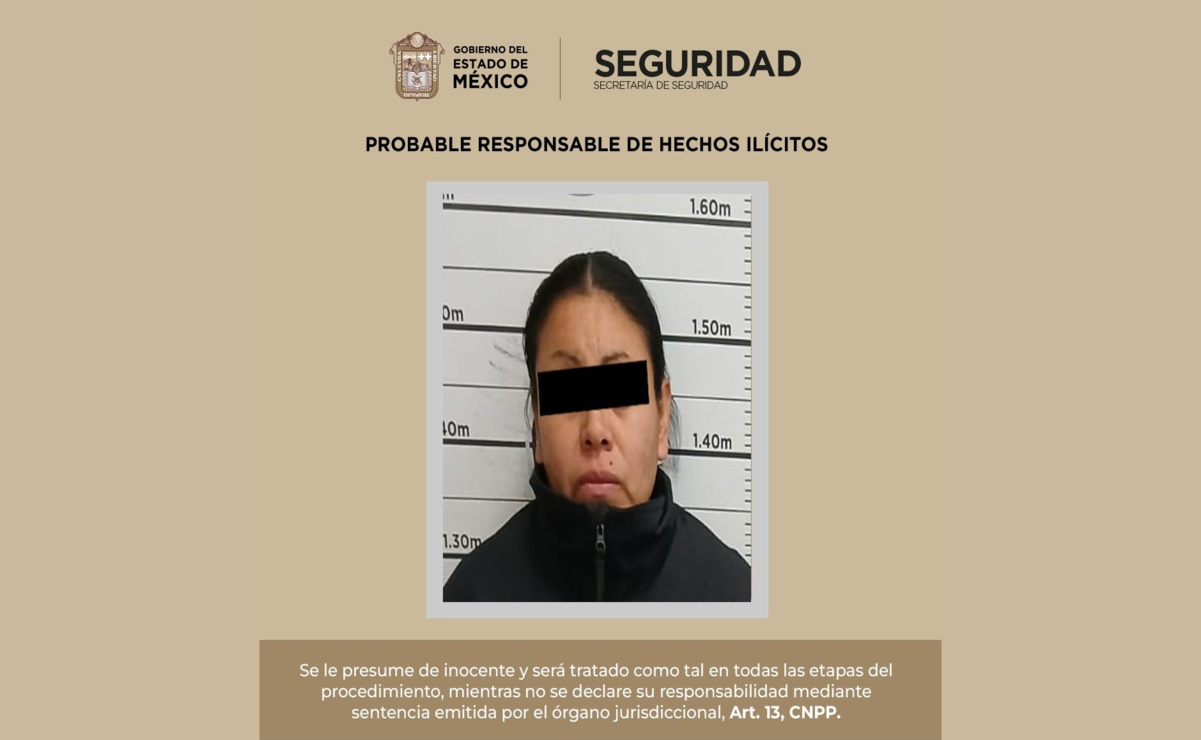 Tras su detención, fue puesta a disposición del Ministerio Público para determinar su situación jurídica. Foto: Especial
