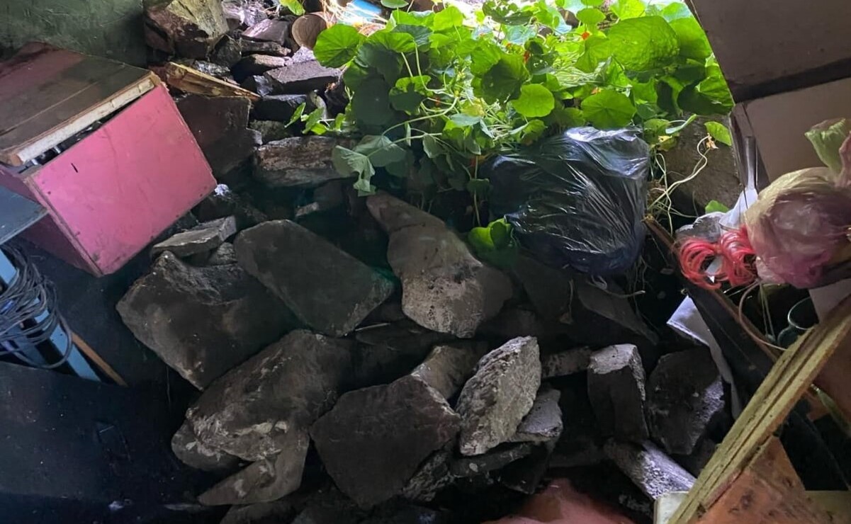 Tlalnepantla: Colapsa barda de vivienda en la colonia Lázaro Cárdenas por fuertes lluvias