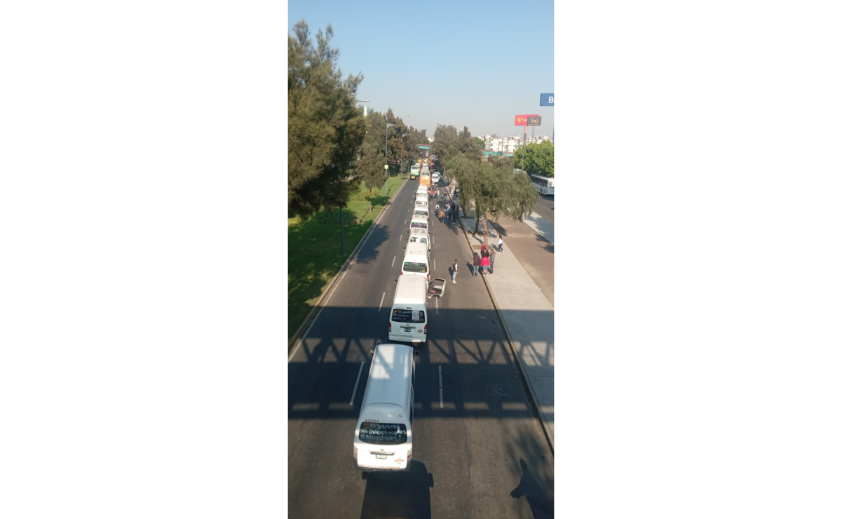 Los transportistas de Rutas Hermanas también se encuentran en la autopista México-Puebla. Foto: Especial