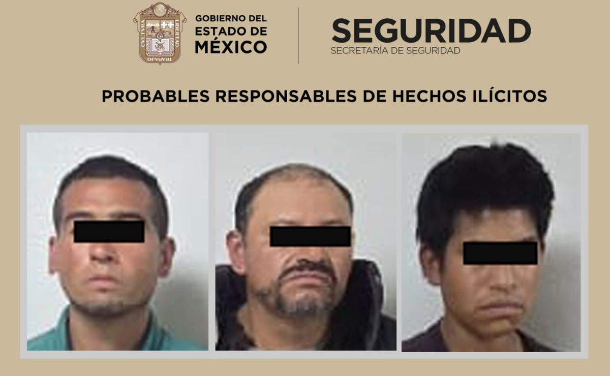 Chimalhuacán: Tres detenidos con droga y armas artesanales. Foto: Especial