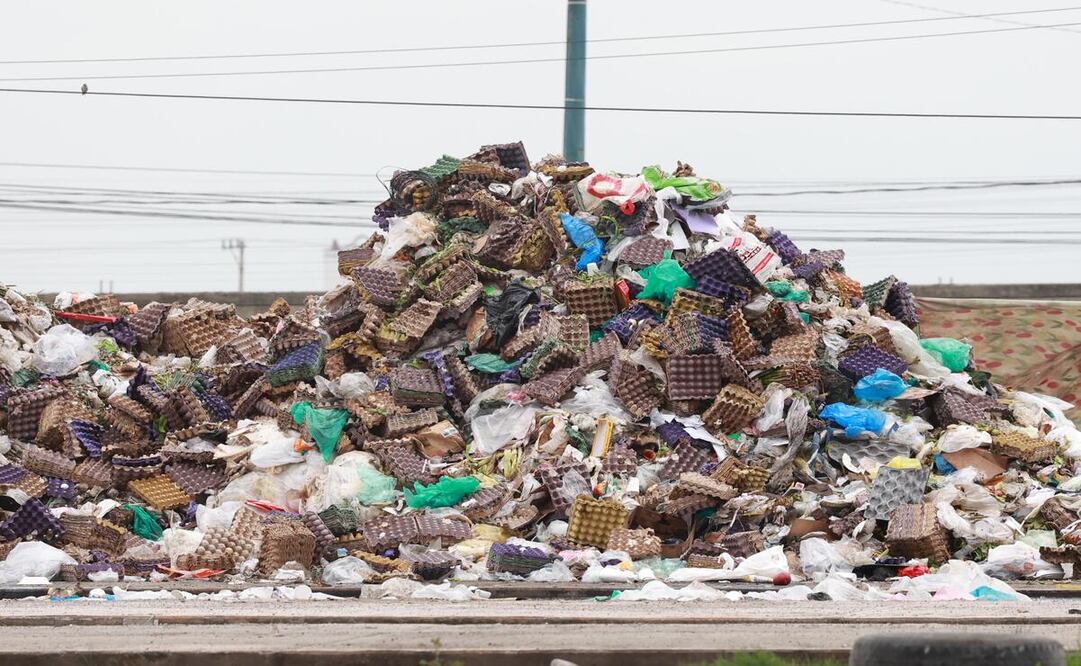 El Ayuntamiento de Toluca realizo un convenio con los condóminos de la Central de Abasto de Toluca para la recolección de basura. Foto: Alejandro Vargas / El Universal Estado de México