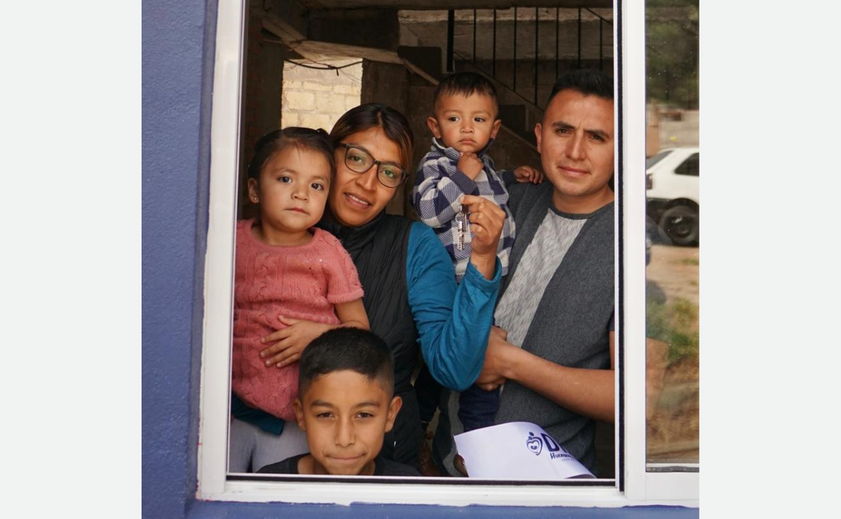 Ocho familias de Huixquilucan tendrán la oportunidad de construir su hogar gracias al sorteo organizado por el gobierno local y Fundación Banorte. Foto: Especial