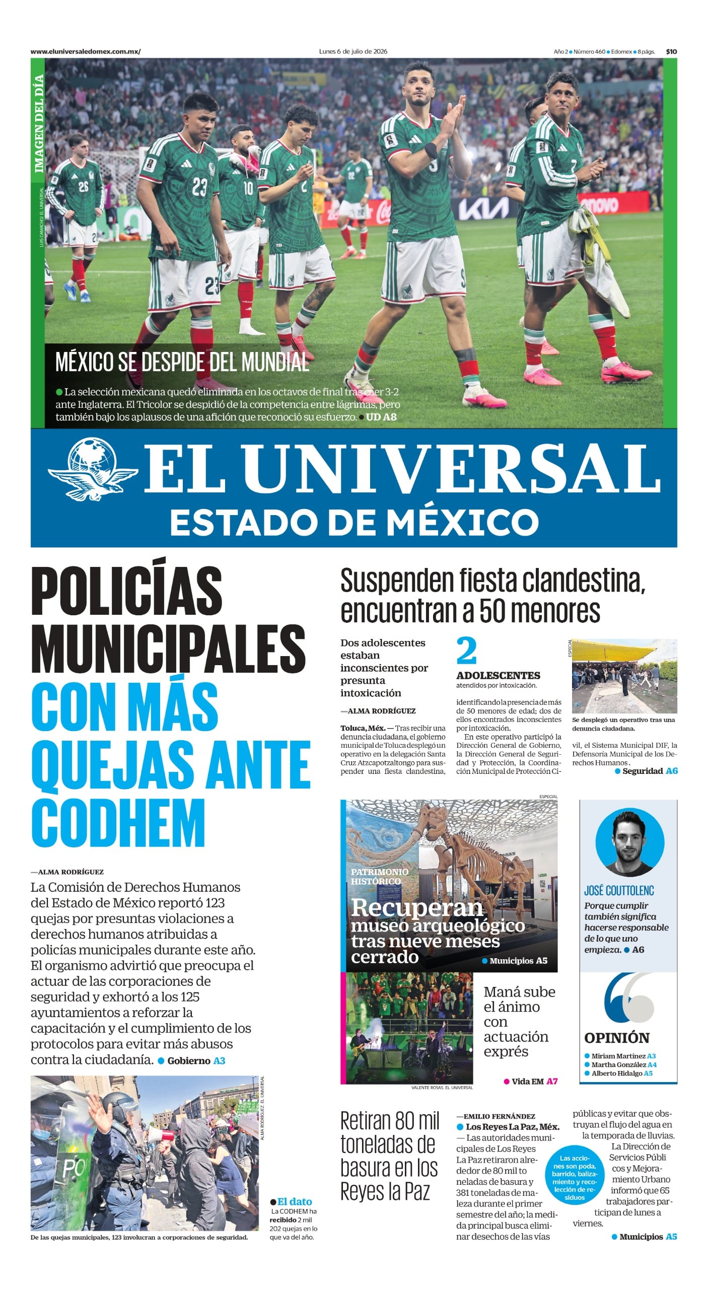 Portada del 06 de julio
