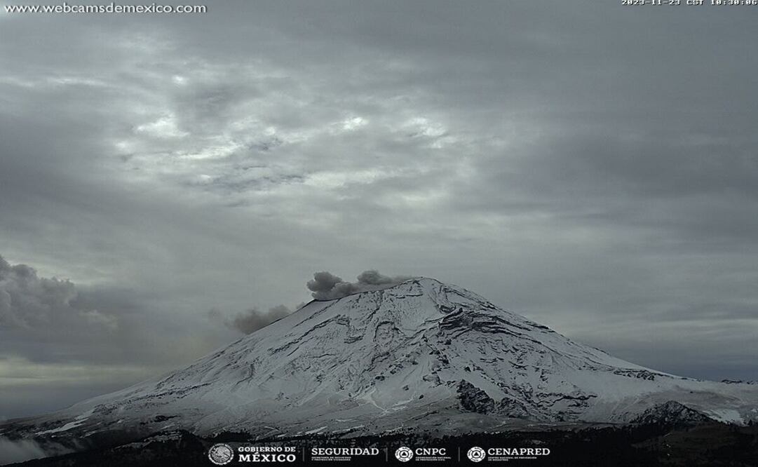 La CONAGUA prevé nieve o aguanieve en los volcanes del Estado de México. Foto: Especial.