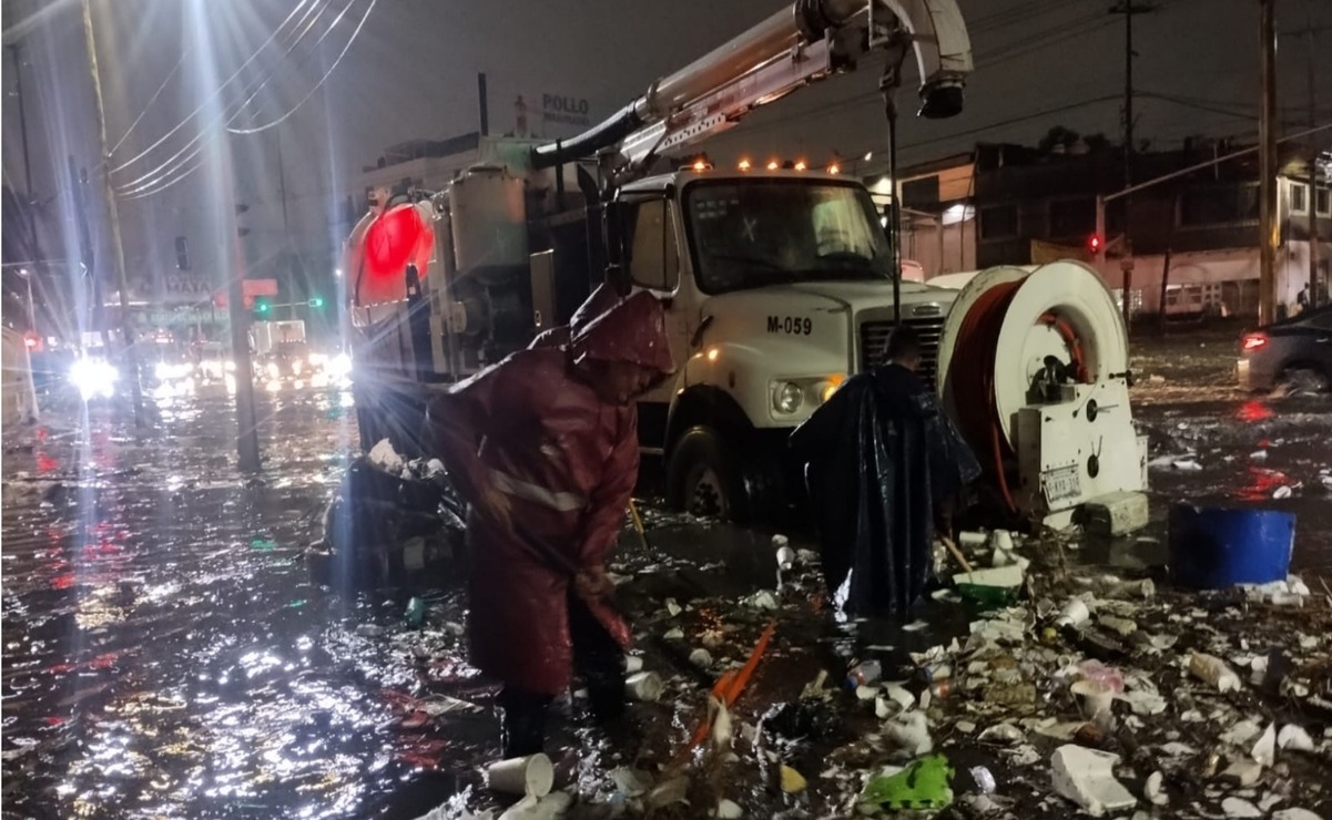 Edomex moviliza equipos contra inundaciones en el Valle de Toluca y Zona Oriente