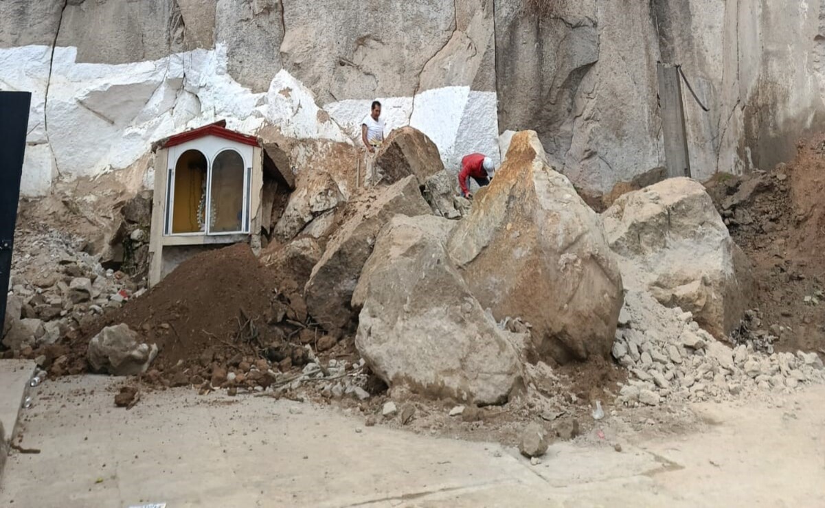 Tres geólogos inspeccionaron la zona y aseguraron que no existía riesgo inminente / Foto Gisela González