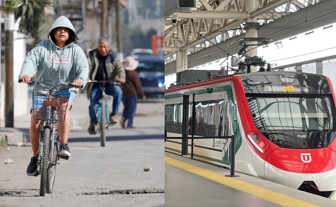 Las autoridades buscan definir al menos un vagón de uso exclusivo para los ciclistas. Foto: Arturo Hernández / El Universal Estado de México