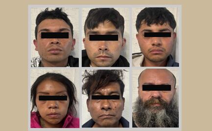 Detienen a seis en Valle de Chalco por posesión de droga y arma de fuego