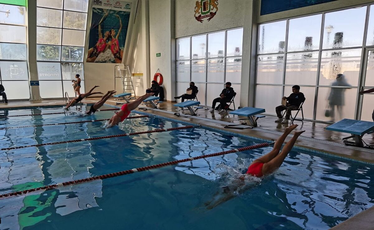El próximo 7 de enero regresarán los equipos de natación del Valle de Toluca a sus entrenamientos.  Foto: Especial