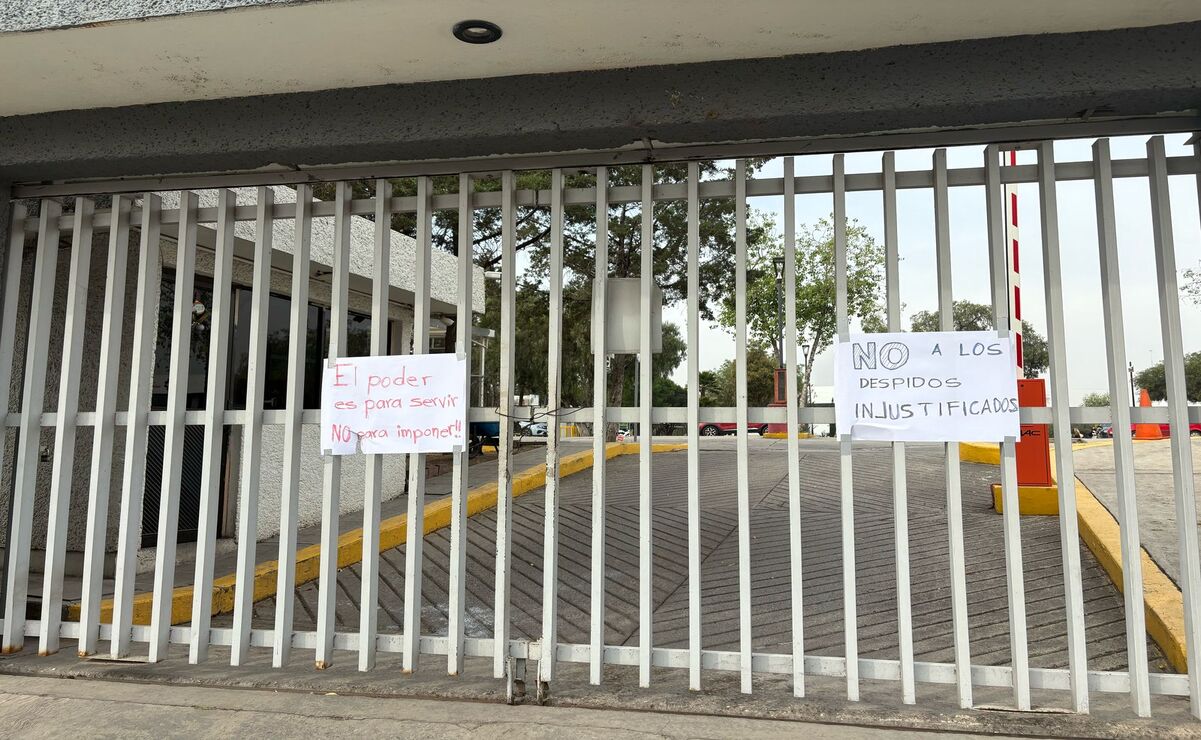 La presidenta del sindicato, Clara García indicó que han pedido mesas de diálogo, afirmando que las autoridades escolares se han negado. Foto: Arturo Contreras / El Universal Estado de México