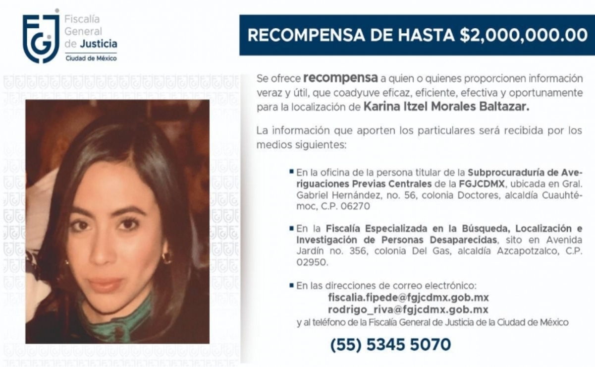 Karina Itzel Morales desapareció después de involucrase amorosamente con dos integrantes de cárteles. Foto: Especial.