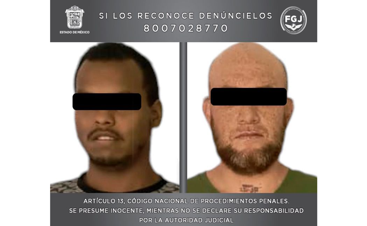 Amauri “N”, de 27 años, y Yerber Ybardo “N”, de 35 años son sospechosos de tentativa de homicidio. Foto: Especial.