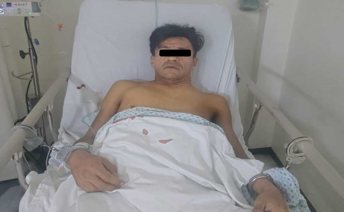 Pasajeros del transporte público golpean a presunto asaltante en Tlalnepantla