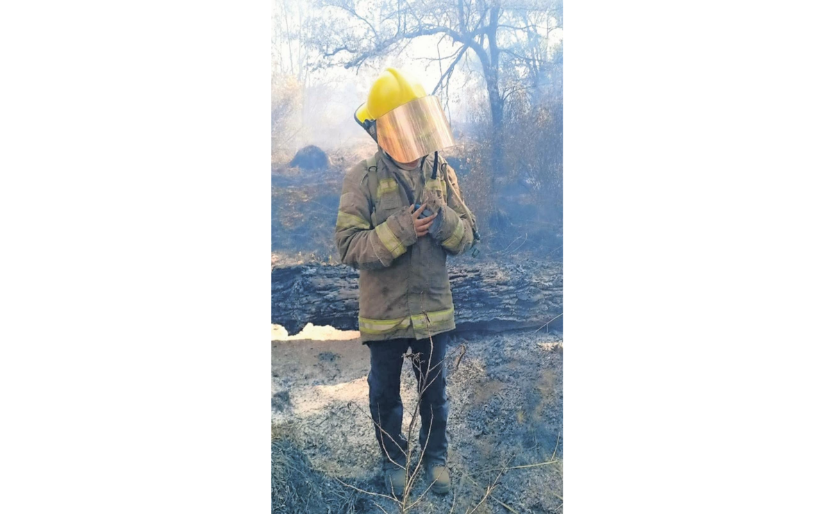 Las brigadas realizan brechas corta fuego a través de cinturones negros, para evitar que más fauna resulte afectada por los incendios. Foto: Especial