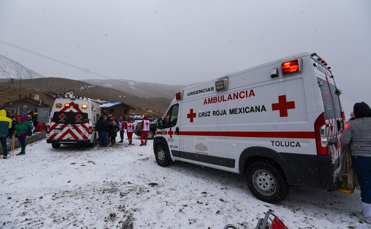 Cientos de personas atendidas por mal de montaña en el Nevado de Toluca. Foto: Especial