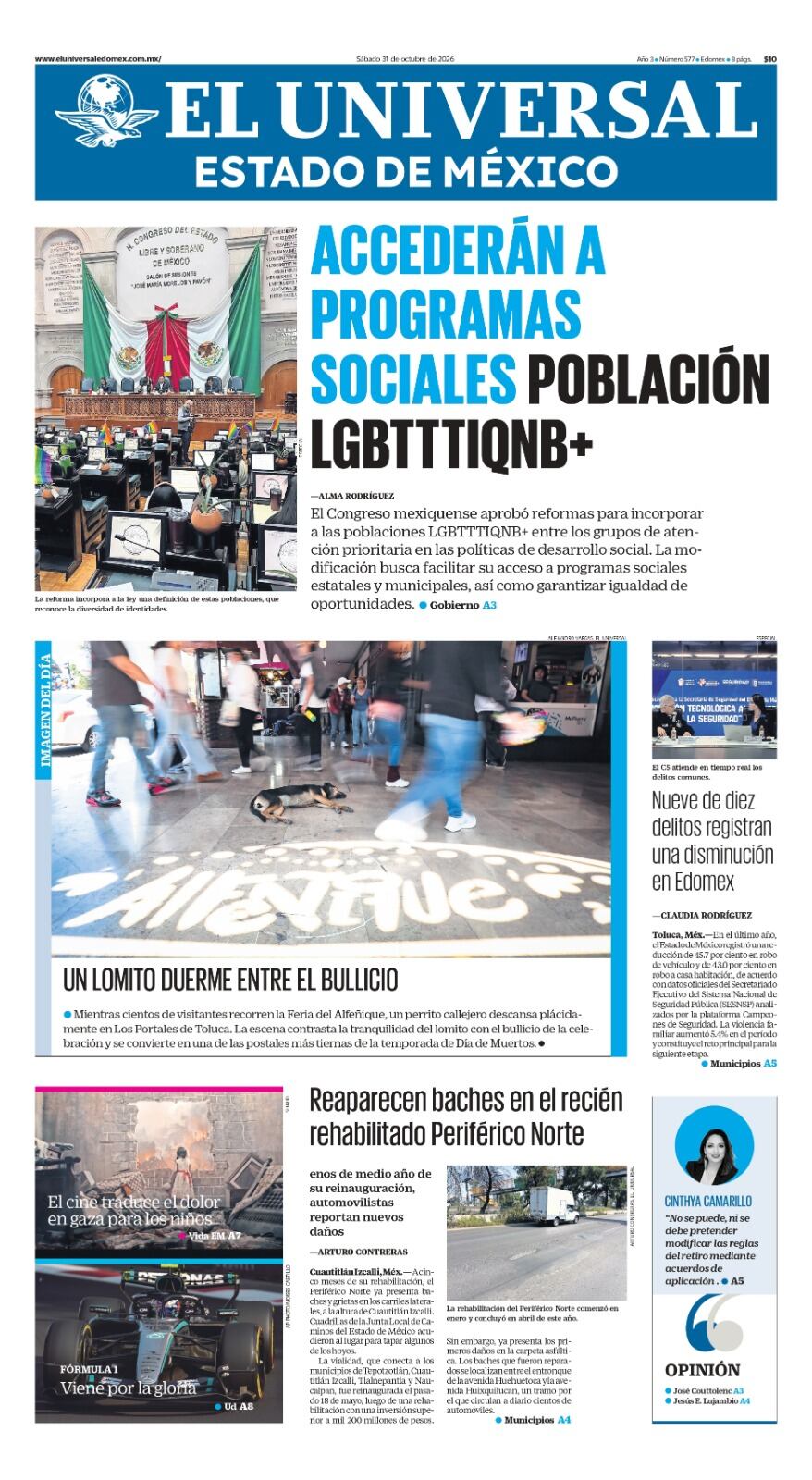 Portada 31 de octubre de 2026