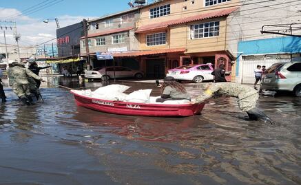 ¡Emergencia en Nezahualcóyotl! Activan Plan DN-III tras la lluvia más fuerte en décadas