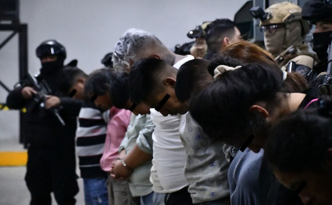 acción penal en contra de dos líderes y 10 presuntos integrantes de una célula criminal / Fotos: Especial