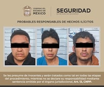 Mando Unificado detiene a tres presuntos distribuidores de droga en Naucalpan