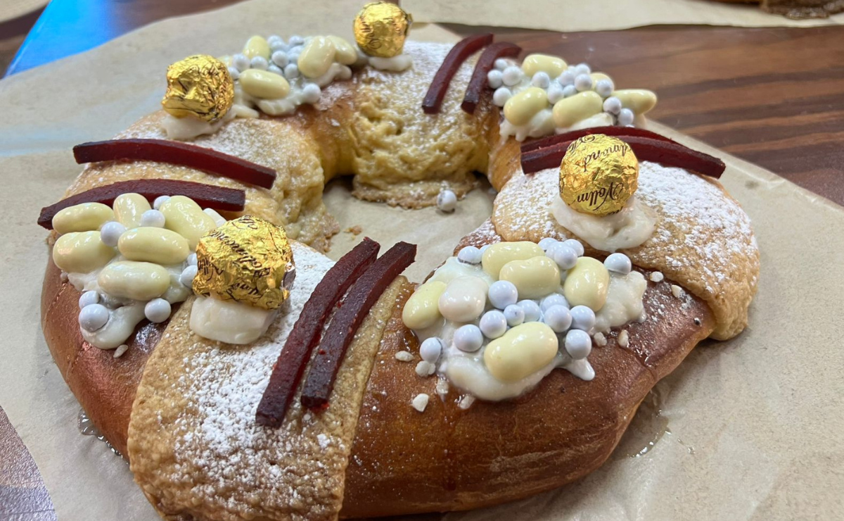 La magia de la rosca de reyes artesanal con masa madre, elaborada con cariño en Toluca. Foto: Alejandra Santillán