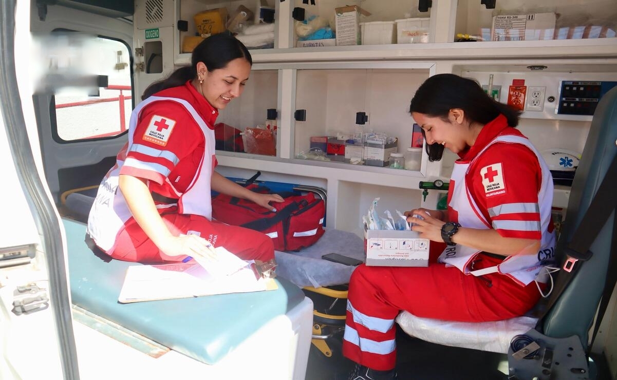 El 65% del personal voluntario y remunerado en la Cruz Roja de Toluca y Metepec son mujeres. Foto: Especial