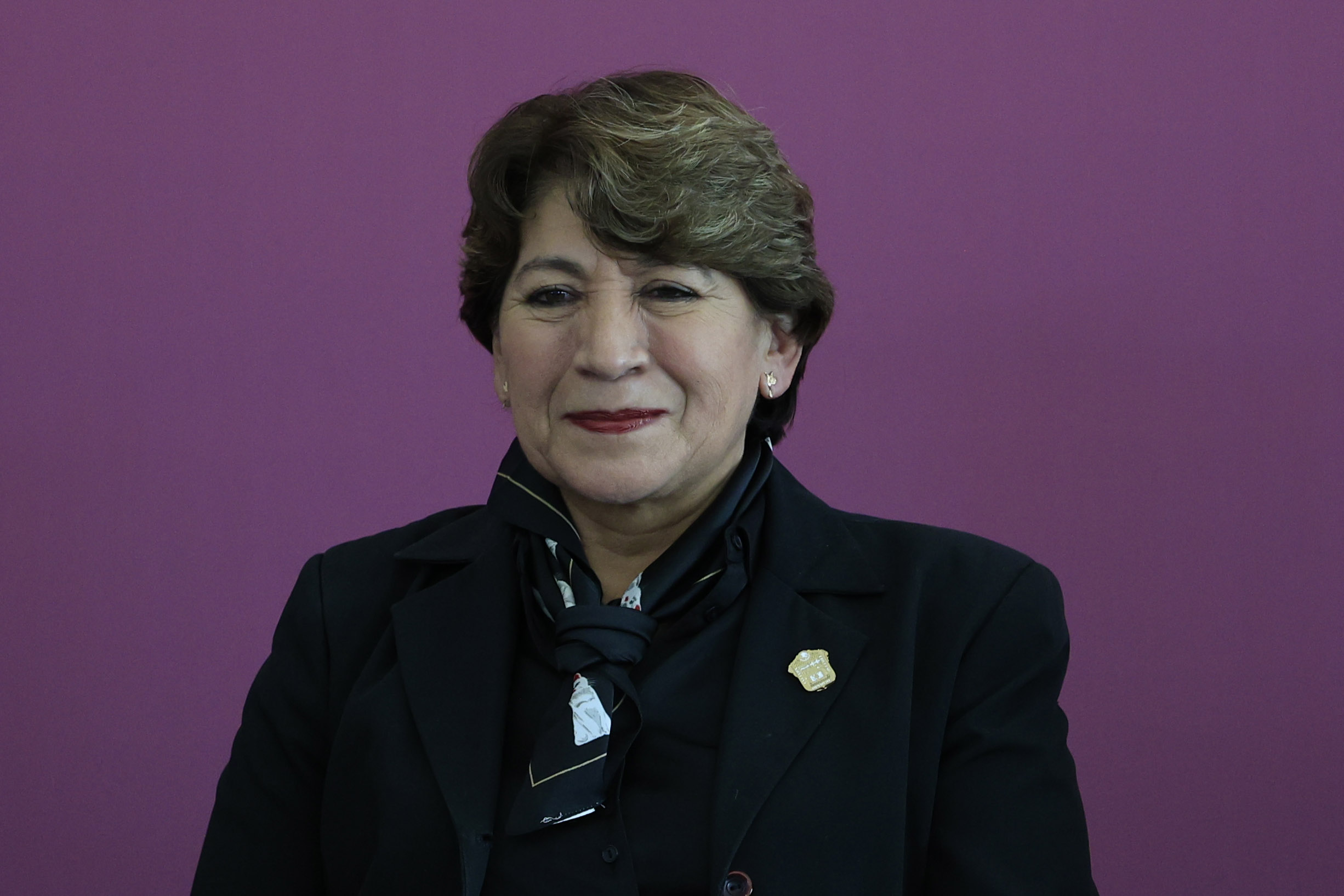 Delfina Gómez, gobernadora del Edomex / Foto Arturo Hernández