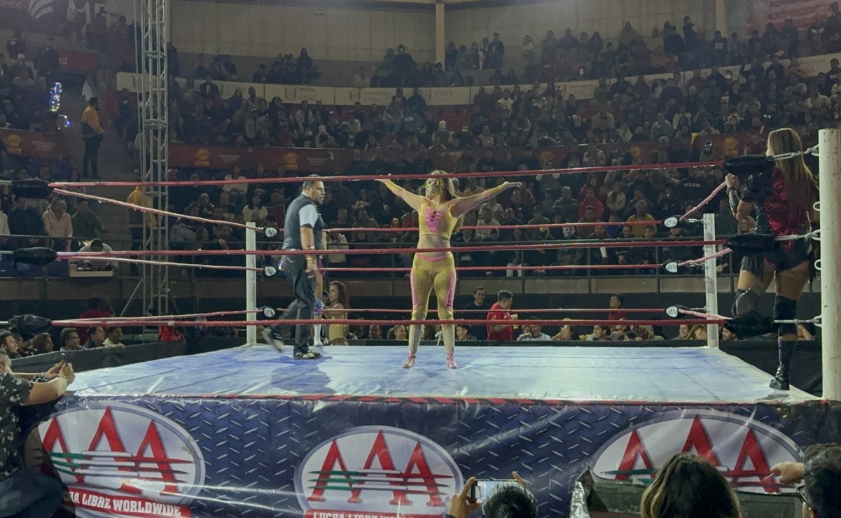 Además, se tendrá una lucha femenil para esta función, en donde pelearán Reina Dorada y Dalys la Caribela. Foto: Especial