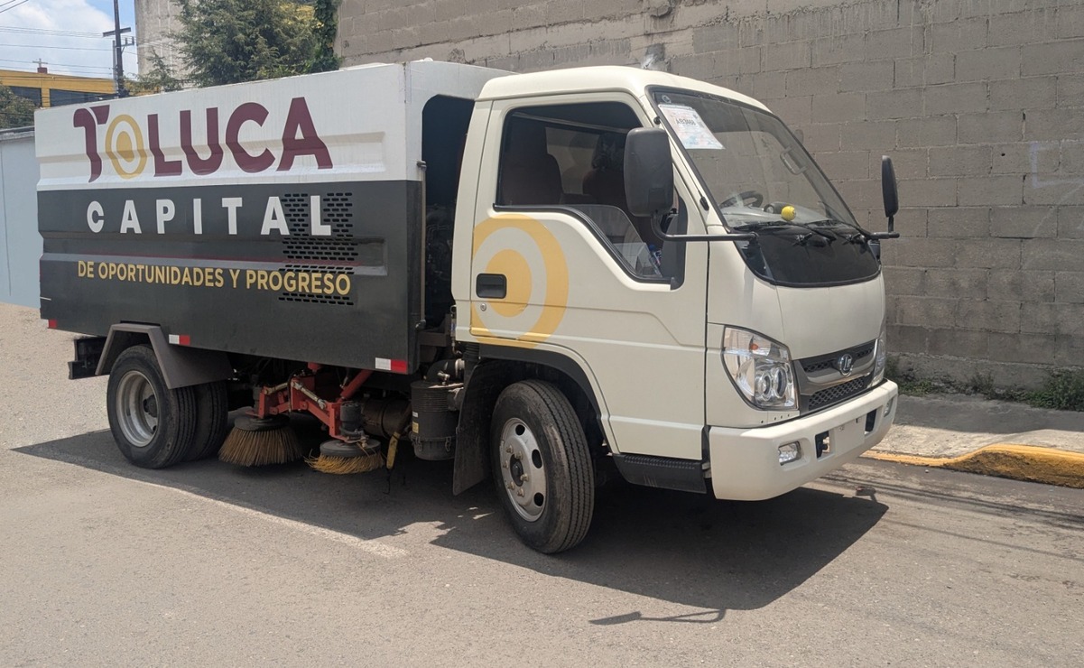 Eléctricas y eficientes: Barredoras de Toluca retiran más de 28 toneladas de Basura
